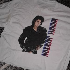 Michael Jackson Bad crop top